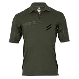 Copytec Tactical Poloshirt Alfa Obergefreiter OGefr Dienstgrad BW Schulterklappe #19206, Größe:XXL, Farbe:Oliv