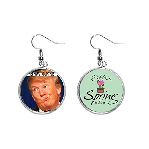 Pendientes de Trump graciosos, el colgante decorativo ideal para regalar en primavera