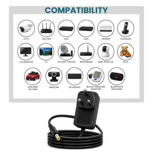 Image of 6V 2 AMP DC Power Supply Adapter | 6V2A SMPS for LCD Monitor, TV, LED Strip Light, CCTV Camera, SETTOP Box, BROADBAND ROUTERS, DVR, Toys & Ride ON CAR | 6V 2A ADP