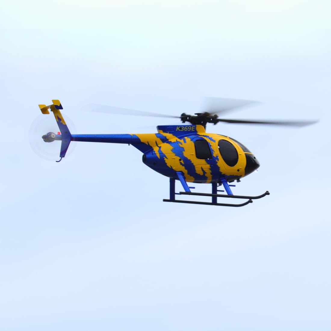 RC ERA C184 MD500 - Elicottero radiocomandato, 2,4 G, motore brushless a 4 canali, con giroscopio e posizione ottica, regalo per hobby per adulti