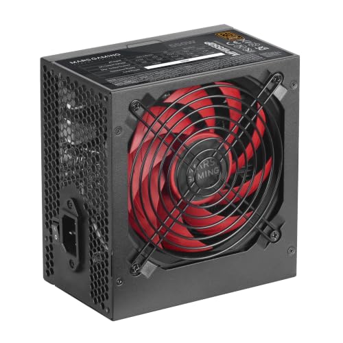 Mars Gaming MPIII550P ATX-Netzteil, 550W, 80 Plus Bronze, Schwarz