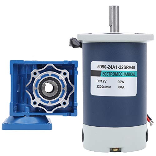Gear Motor, 90W Gear Motor, Stainless Steel Gear Motor, DC12V Gear Motor, with Gear Reducer for Industrial Use, Gears (80)
