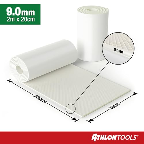 ATHLON TOOLS 2X Auto-Türkantenschutz FlexProtect - je 2 m lang - Extra Dicker Türkantenschoner, selbstklebend, wasserabweisend (weiß)