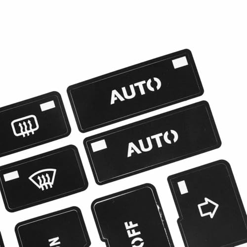 Sticker bouton auto climatisation Audi A4 B6 B7 réparation accessoires - 6