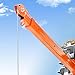 VEVOR Electric Pickup Truck Crane, 1100 lbs, Folding Truck-Mounted Bed Crane with Electric Winch 3500 lbs, 360° Swivel for Lifting Goods in Construction, Factory