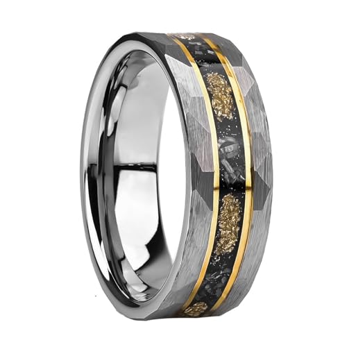 Bague en tungstène brossée pour homme et femme, le bijou stylé du quotidien
