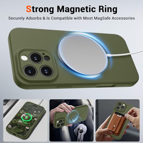 SUPFINE Silicone & Magnetic for iPhone 16 Pro Max Case - image 6