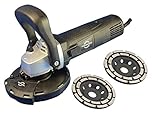 TRONGAARD Betonschleifer/Sanierungsfräse/Winkelschleifer Set 1.400W / 125mm mit Drehzahlregelung