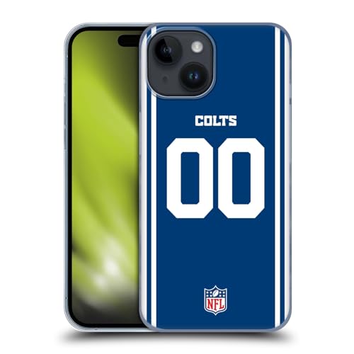 Coque NFL Indianapolis Colts personnalisable pour Apple iPhone 15 rigide