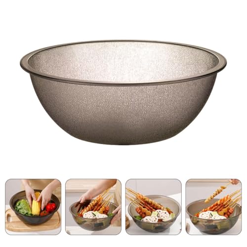 Beaupretty Cuenco Acrílico Grande 30 cm Gris Redondo miniatura 7