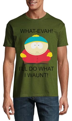 T-shirt col rond coton homme What evah I do t-shirt graphique blanc