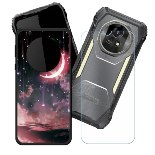 LCEHTOGYE �K�p Blackview Xplore 2 Projector +�����K���X�X�N���[���v���e�N�^�[�p�P�[�X�A�K�p Blackview Xplore 2 Projector (6,73")�ƌ݊����̂���u���b�N�\�t�gTPU�V���R���Q���P�[