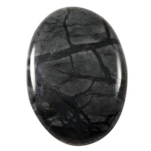 Jaspe Picasso ovale naturel cabochon de 39,25 carats pour création de bijoux uniques Nj87