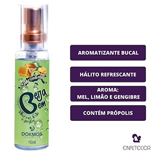 Aromatizador Bucal Com Propolis Beijabem Gengibre Mel Dokmos