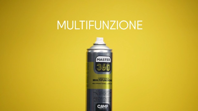 CAMP Master 360 Lubrificante Multifunzione Spray 200ml - Sbloccante, Antiruggine, Protettivo Per Contatti Elettrici