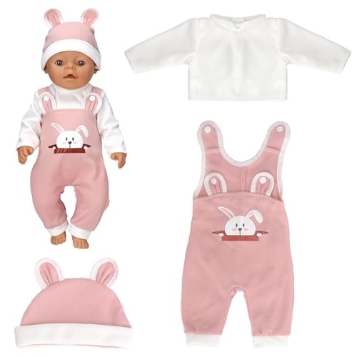 TZQFROCE Kleidung Outfits für Baby Puppen Puppenkleidung 35-45 cm Newborn...