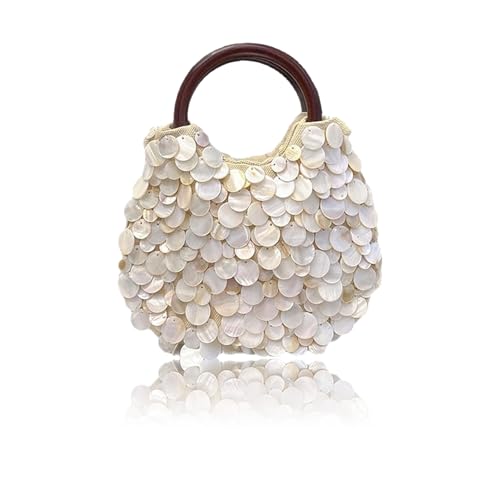Sac perles fait main pour femme Mass Beauty - Sac à main chic taille S