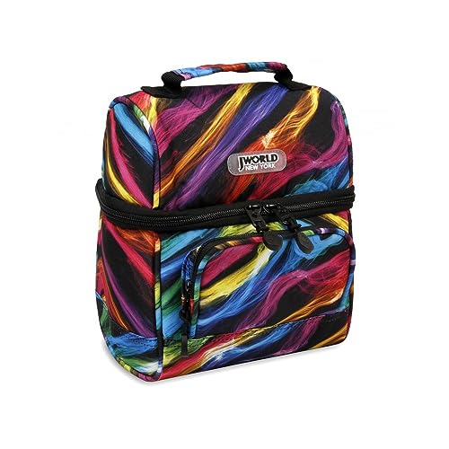 Image of J World Corey Kids Lunch Bag. Insulated Lunch-Box for Boys Girls, Quantum