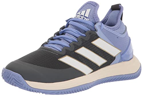 adidas Tênis feminino Adizero Ubersonic 4, Preto/preto/amarelo (argila), 8