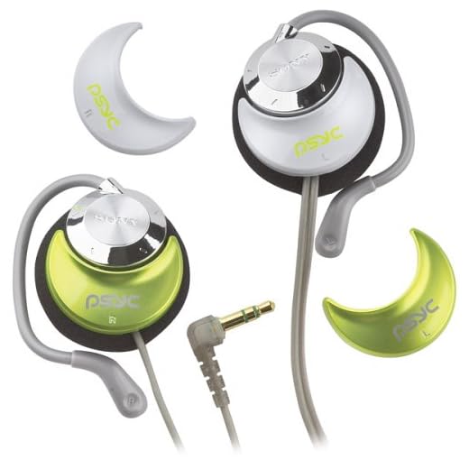Sony MDR-Q23LP w.ear Stereo Headphones (White and Green) (Discontinued by Manufacturer)
