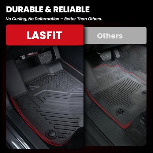 LASFIT Floor Mats & Cargo Liner for Kia Sportage 2023-2026 (Only fit Gas, not fit 2026 X-Line with Tech Pack/SX Prestige/X-Pro Prestige),Custom All Weather TPE Waterproof Car Mat Accessories by LASFIT - Image 5