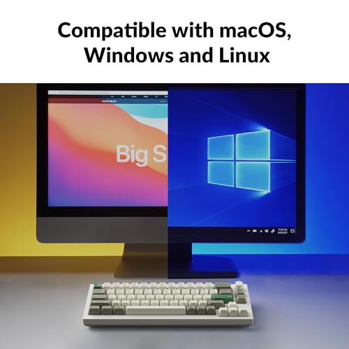 Image of Keychron Q2 Max Wireless Custom Mechanical Gaming Keyboard, QMK /VIA Programmable Knob 2.4 GHz /Bluetooth 5.1 /Wired, 65% Compact RGB Hot-Swap with Gateron Red Switch for Mac Windows Linux - White