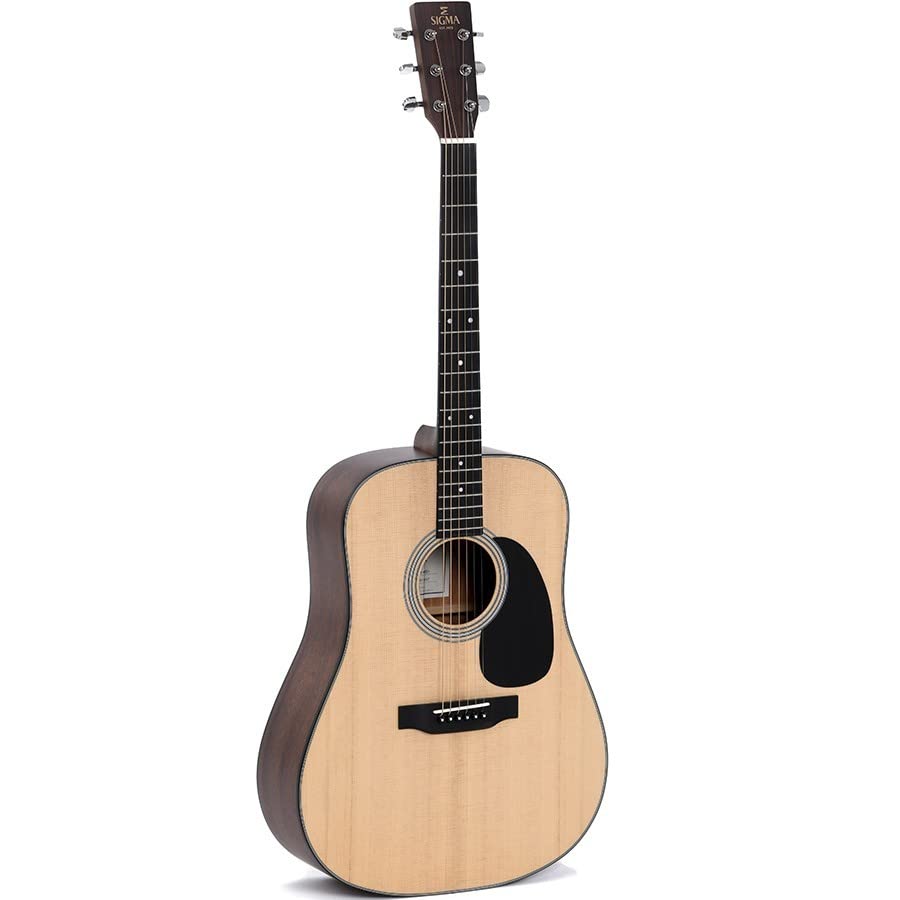 Sigma SDM-STE – Guitare électro-acoustique Dreadnought – Naturel satiné (+ soft case) - Les Beatles, Paul McCartney, John Lennon, RIngo Starr, George Harrison Sigma SDM-STE - Guitare électro-acoustique Dreadnought - Naturel satiné (+ soft case) – Image 3