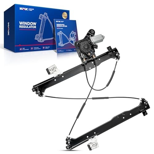 Image of KAX 741-578 Power Window Regulator with Motor Compatible with Silverado 1500, Sierra 1500, Suburban 1500, Avalanche 1500, Silverado 2500 HD, Yukon XL 1500, Silverado 2500 HD Rear Left Driver Side