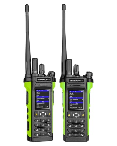 PoC + Analog Two-Way Radio with GPS & SOS Nationwide Push-to-Talk Over Cellular 8W VHF/UHF Walkie Talkie (136-174MHz & 400-490MHz) Multi-Carrier Network SIM (Green 5288 Plus)