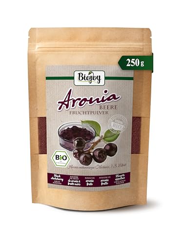 Biojoy Aronia en Polvo BÍO (250 g), Bayas Molidas (Aronia Melanocarpa)