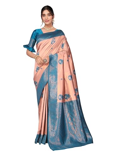 Image of Avantika Fashion Women's Kanjivaram Soft Silk Banarasi Sarees With Blouse Piece For Women