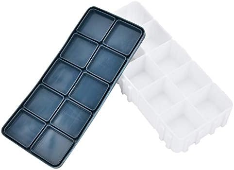 Palette Color Box, Assorted Types Holes Watercolor Palette Box Airtight Palette Box Anti-Leaking Fine Sealing Watercolor Pigment [10 Compartment Joinable]