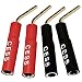 CESS-219 Banana Plug to Bend Pin Plug Adapter For Speaker Wire Cable, 4mm Female To 2mm Male Screw Type, 4 Pack (Bend PIN)