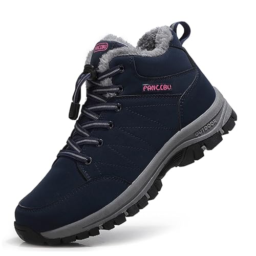 Best Lightweight Waterproof Winter Boots for Ultimate Comfort 13 ZHNSHM Womens Winter Boots Casual Lightweight Waterproof Snow Boots Anti-Slip Fur Lined Trekking Backpacking Hiking Boots