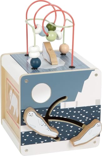 Small Foot Motor Activity Cube Arctic, FSC® 100%-certified wood, motor activities for toddlers aged 12+ mths., 12451 - Image 3