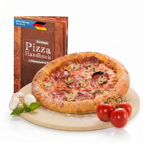 Piedra profesional para pizza, para horno, cordierita, material de 4 piezas, para horno, parrilla de gas y horno de pizza (redonda)