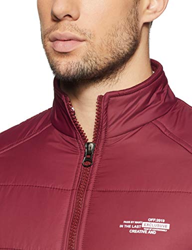 Image of Qube By Fort Collins Men's nylon Standard Length Regular Fit Quilted Bomber Jacket - Winter Warm, Insulated, Ribbed Cuffs, and Stylish Design