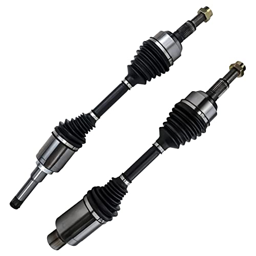 Image of Detroit Axle - 2.4L Front CV Axle Shafts for 2010-2017 Chevrolet Equinox GMC Terrain 2011 2012 2013 2014 2015, 2 CV Axle Shafts Assembly Replacement