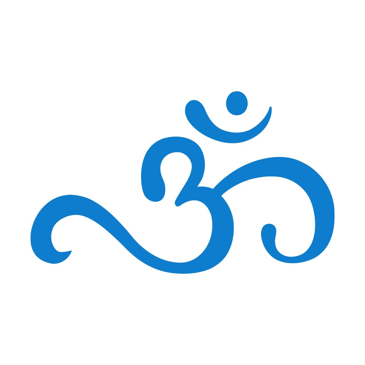 Om Wall Art Sticker for Bedroom Buddhism Symbol Modern Spiritual Room Decor Wall Decals Removable Living Room Decal Murals Large - 42x70cm