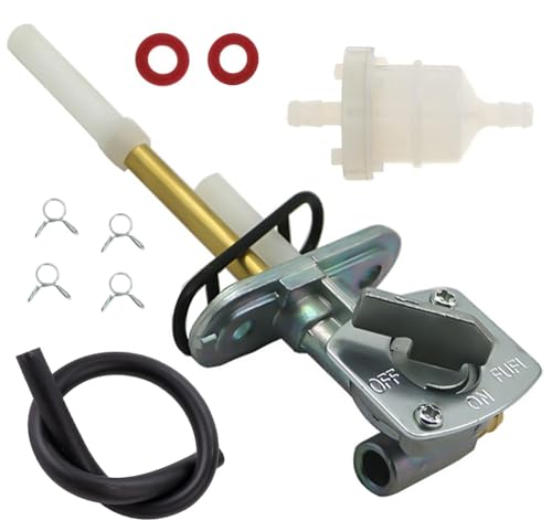 Fuel Gas Tank Switch Valve Petcock For Suzuki DR200 DR250 DR350 DR350S DR350SE DR650, Fuel Tank Petcock Valve Switch Compatible with Yamaha Blaster 200 YFS200 1988-2006