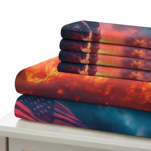Linge de lit pompier 3D 140x200 microfibre avec taie d'oreiller - 7