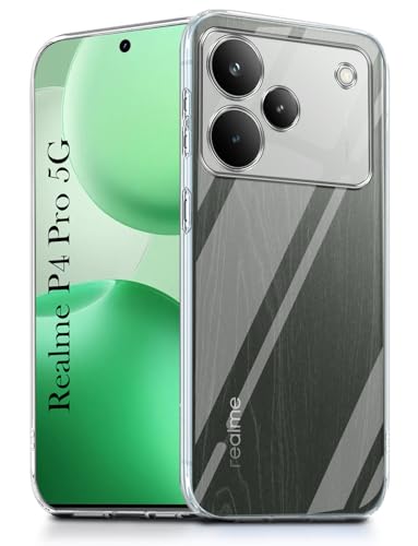 Image of Jkobi Realme P4 Pro (Clear Shockproof Case with Camera Protection | Soft and Flexible | Transparent)