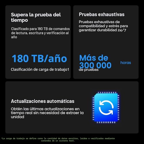 Disco duro Synology HAT3300-2T con 2TB de almacenamiento interno para NAS 4