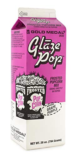 Gold Medal Grape Glaze Pop Frosted Popcorn Mix, 28 oz