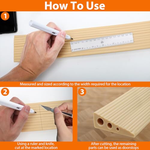 100x6.5x2.5CM Schwellenrampe, Türschwellenrampen, PVC Rollstuhlrampe, rutschfeste Oberfläche, Gummirampe Auffahrrampe Schwellenrampe für Rollstuhl, Kinderwagen, Rollator oder e Scooter (Braun, 2.5)