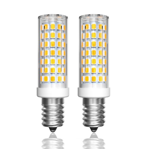 Lamptobe Lampadina LED E14 per Cappa Cucina Bianco Caldo 3000K Lampadina LED E14 per Lampada di Sale 500LM, 5W Equivalenti a 50W Non Dimmerabile E14 Lampadina per Cappa Cucina, Frigo, Confezione da 2