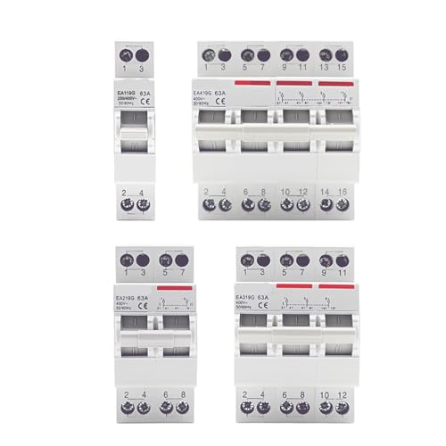Disjoncteur verrouillage double puissance MTS 4P avec interrupteur rail - 2