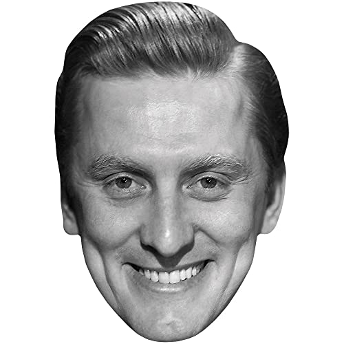 Kirk Douglas (BW) Big Head. Máscara más grande que la vida.