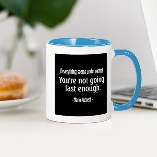 Taza de cerámica 11 oz con diseño Mario Andretti miniatura 3