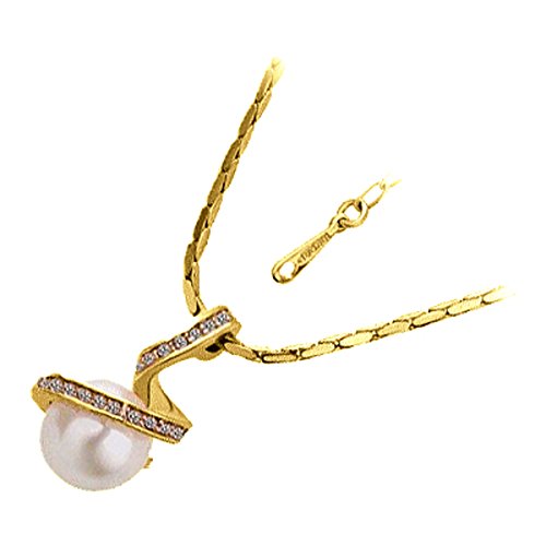 GAVU Collana Perle Donna, Collana Donna Argento 925 Con - Foto 6